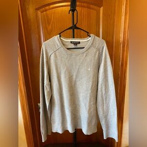 Michael Kors Light Grey Crewneck Lightweight Sweater